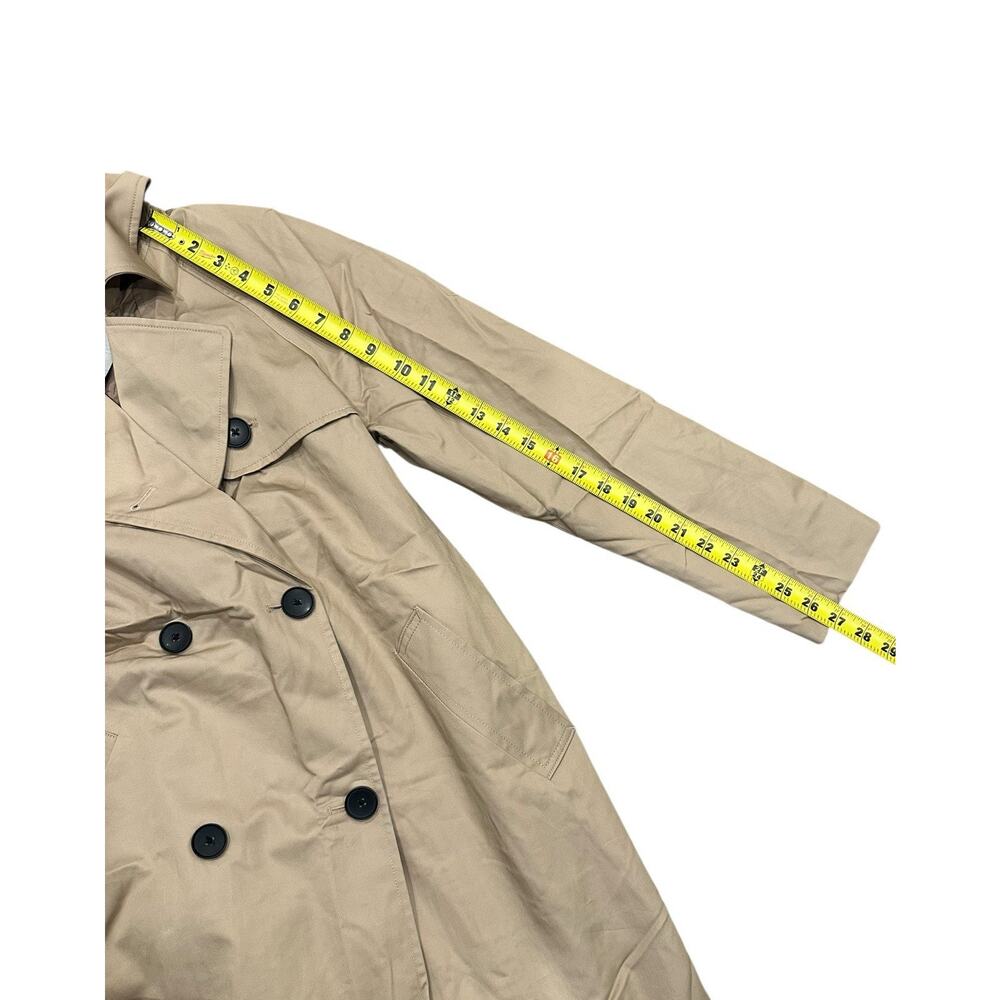 Everlane The Modern Trench Coat Khaki Missing Belt City Coastal Outerwear Small - Picture 5 of 10